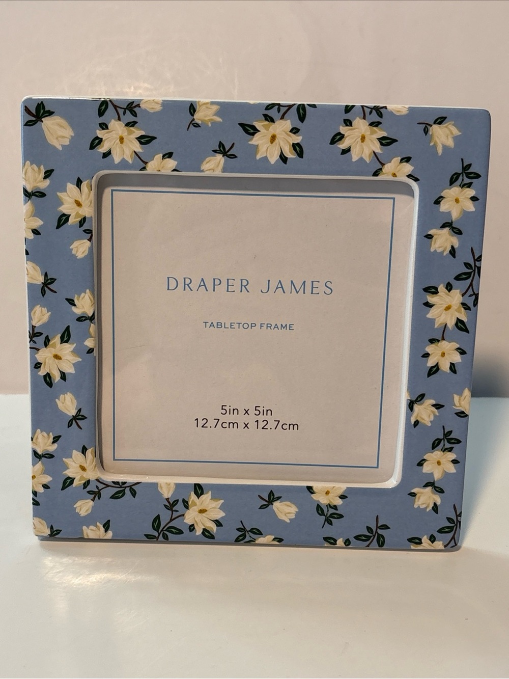 Draper James Ceramic Picture Frame 5”x5” New
